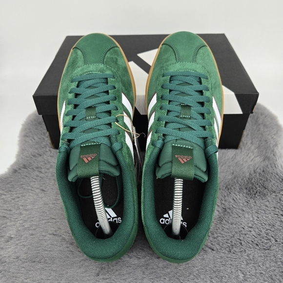 New adidas VL Court 3.0 'Dark Green Cloud White' Men's Shoes Size 10.5 - Picture 5 of 8